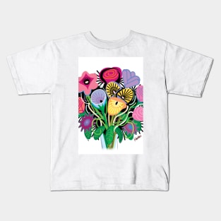 Animal Flowers Kids T-Shirt